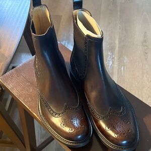 NEW Cole Haan Collection Brown Leather Boots